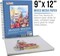 9" x 12" Mixed Media Paper Pad Sketchbook, 2 Pack, 60 Sheets, 98 lb (160 gsm) - Spiral-Bound, Perforated, Acid-Free - Artist Sketching, Drawing, Painting Watercolor, Acrylic, Wet & Dry